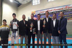 در مسابقه کاراته قهرمانی استان مازندران در بهنمیر قائمشهر قهرمان شد +تصاویر