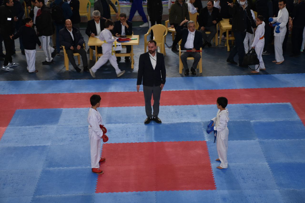 مسابقات کاراته قهرمانی مازندران در سلمانشهر