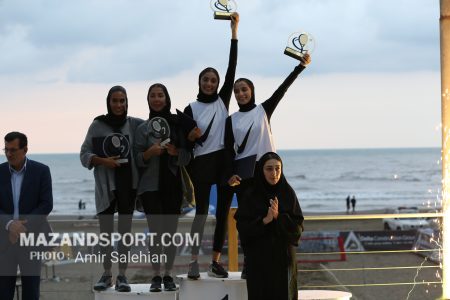 عکس| نفرات برتر مسابقات بین المللی تنیس ساحلی بابلسر معرفی شدند