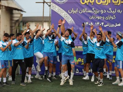 فیلم | جشن صعود دریای آرین بابل به لیگ دو در آمل