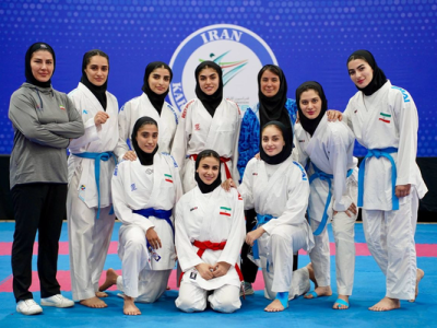 بانوان کاراته ایران با شکار سامورایی‌ها طلایی شدند